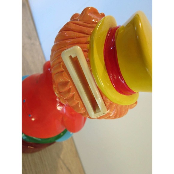 Vintage 1985 Del Monte Big Top Bonanza Clown Coin Bank Plastic Promo Advertising - Picture 8 of 11